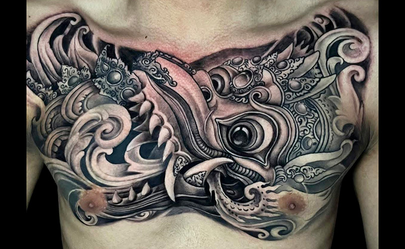 Balinese Barong-Rangda